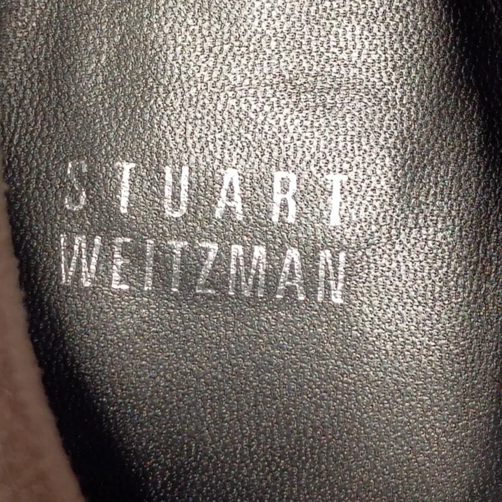 Stuart Weitzman Women's‎ Suede Lace Up Loafer High Heels 3.75